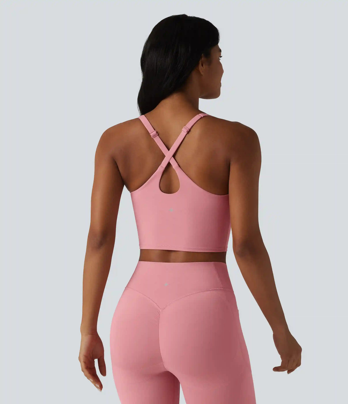 Halara UltraSculpt™ Push-Up Crisscross Adjustable Straps Non-Removable Pad Yoga Tank Top