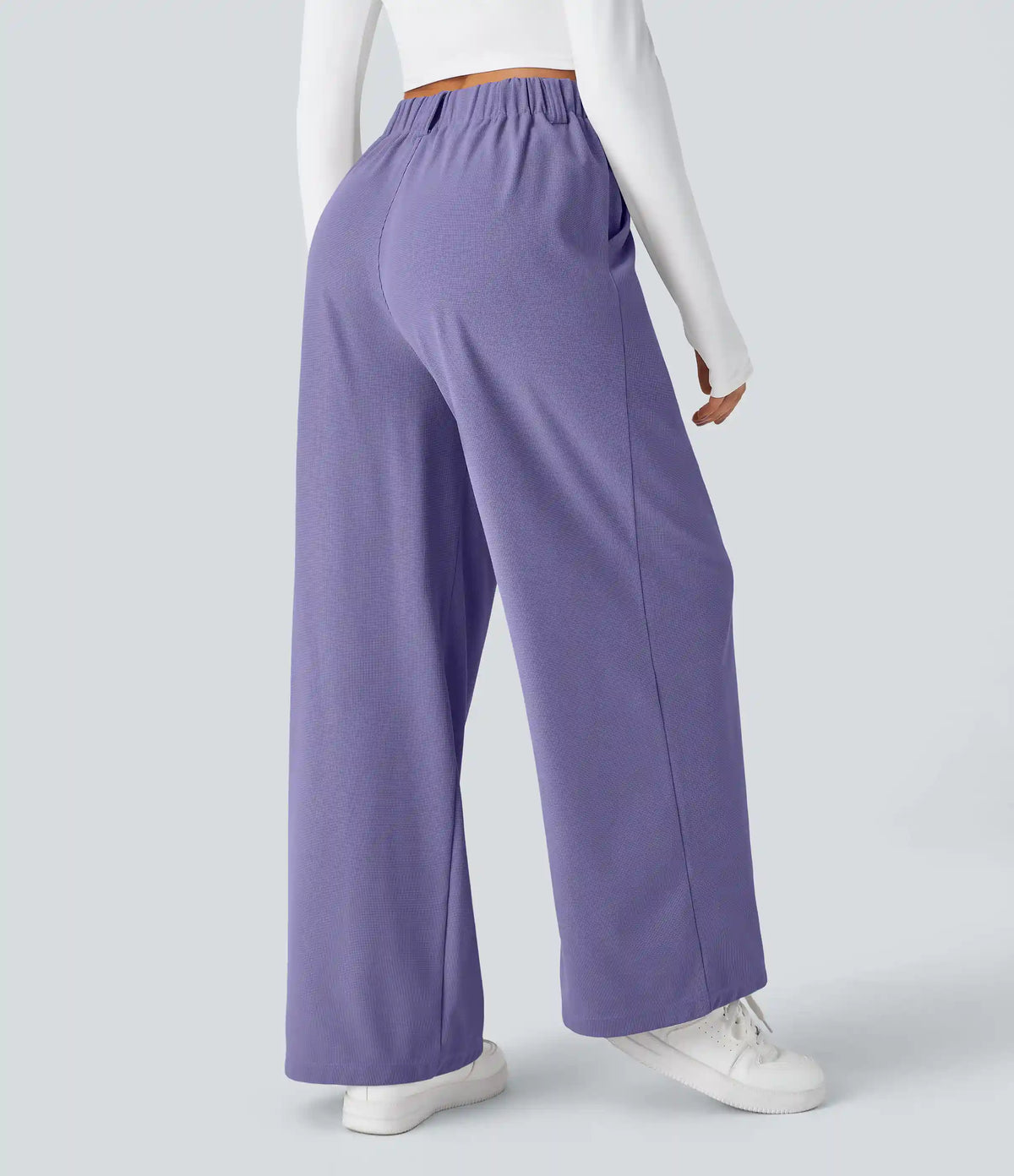 Halara Flex™ High Waisted Pocket Wide Leg Waffle Work Pants
