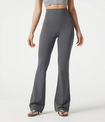 High Waisted Bootcut Casual Pants with Pockets