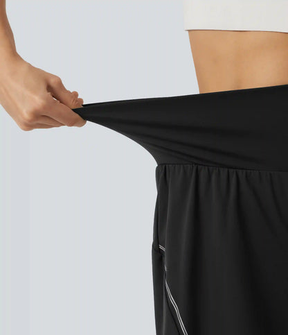 SoftlyZero™ Airy Reflective High Waisted 2-in-1 InstantCool Yoga Shorts 5'' with Pockets