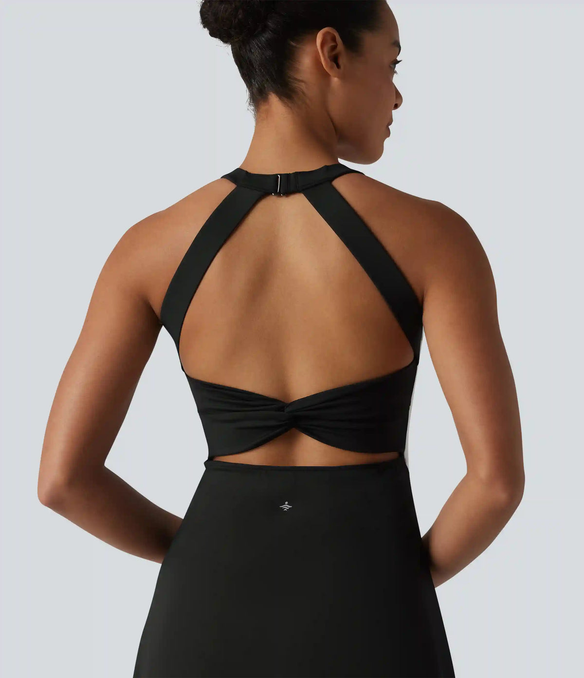 Softlyzero™ Airy Built-in Bra Color Block 2-in-1 InstantCool Mini Tennis Active Dress with Pockets-Easy Peezy Edition
