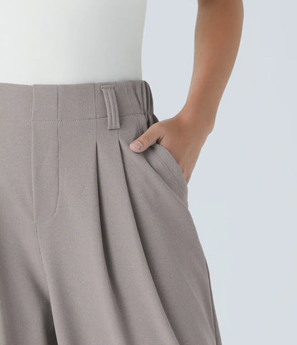 Halara Flex™ High Waisted Pocket Wide Leg Waffle Work Pants