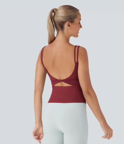 Double Straps Yoga Tank Top