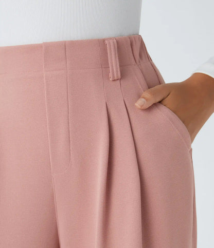 Halara Flex™ High Waisted Pocket Wide Leg Waffle Work Pants