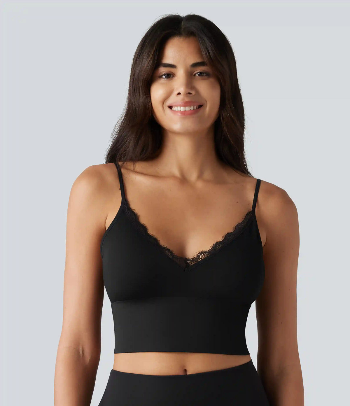 OneForm Seamless Flow Low Support Contrast Lace Casual Sports Bra