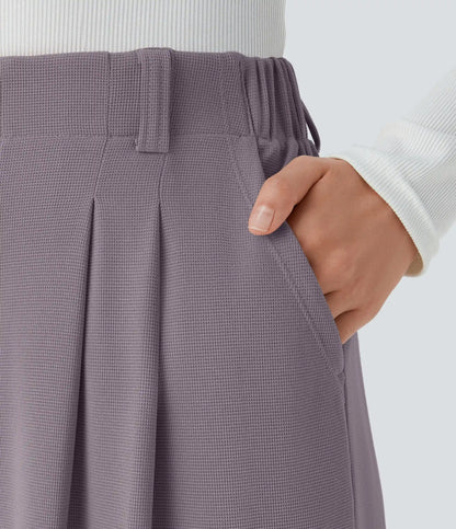 Halara Flex™ High Waisted Pocket Wide Leg Waffle Work Pants