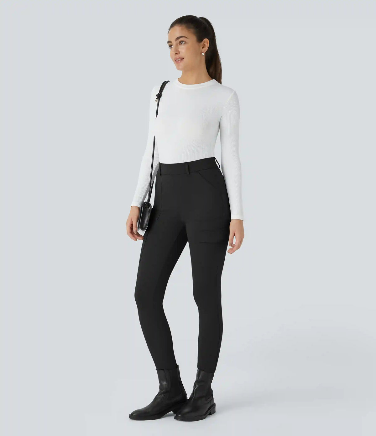 Halara Flex™ DayStretch High Waisted Pockets Skinny Cargo Work Pants