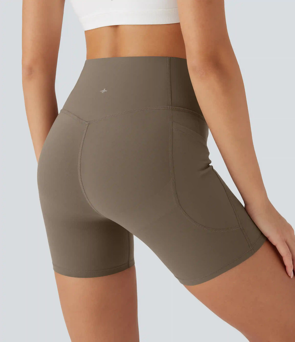 Halara UltraSculpt™ High Waisted Butt Lifting Tummy Control Pocket Shaping Training Biker Shorts 5''