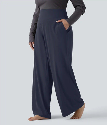 Halara UltraSculpt™ High Waisted Tummy Control Straight Leg Yoga Plus Size Pants with Pockets