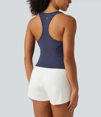 SoftlyZero™ Plush Square Neck Racerback Yoga Tank Top