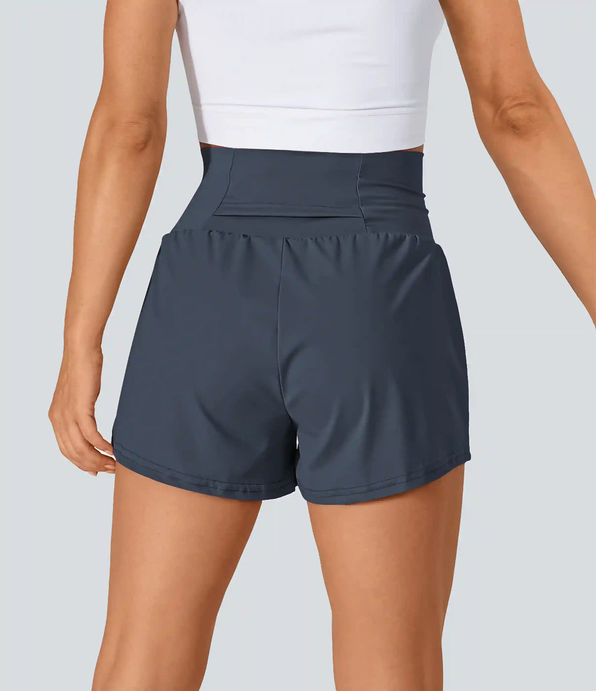 SoftlyZero™ Airy Super High Waisted 2-in-1 InstantCool Yoga Shorts with Pockets
