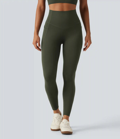 Halara UltraSculpt™ Curvy High Waisted Tummy Control Shaping Yoga Leggings with Pockets