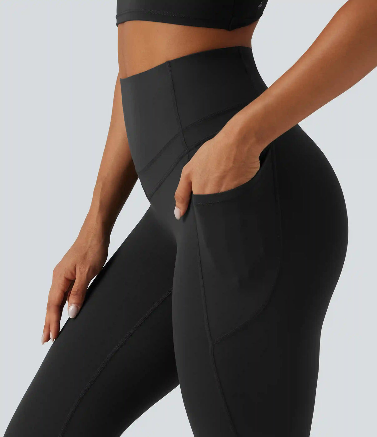 Halara UltraSculpt™ High Waisted Tummy Control Shaping Yoga Leggings with Pockets