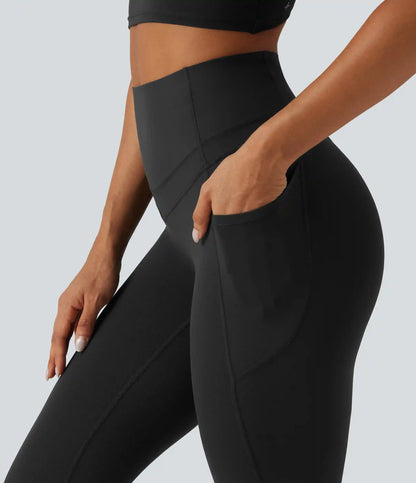 Halara UltraSculpt™ High Waisted Tummy Control Shaping Yoga Leggings with Pockets