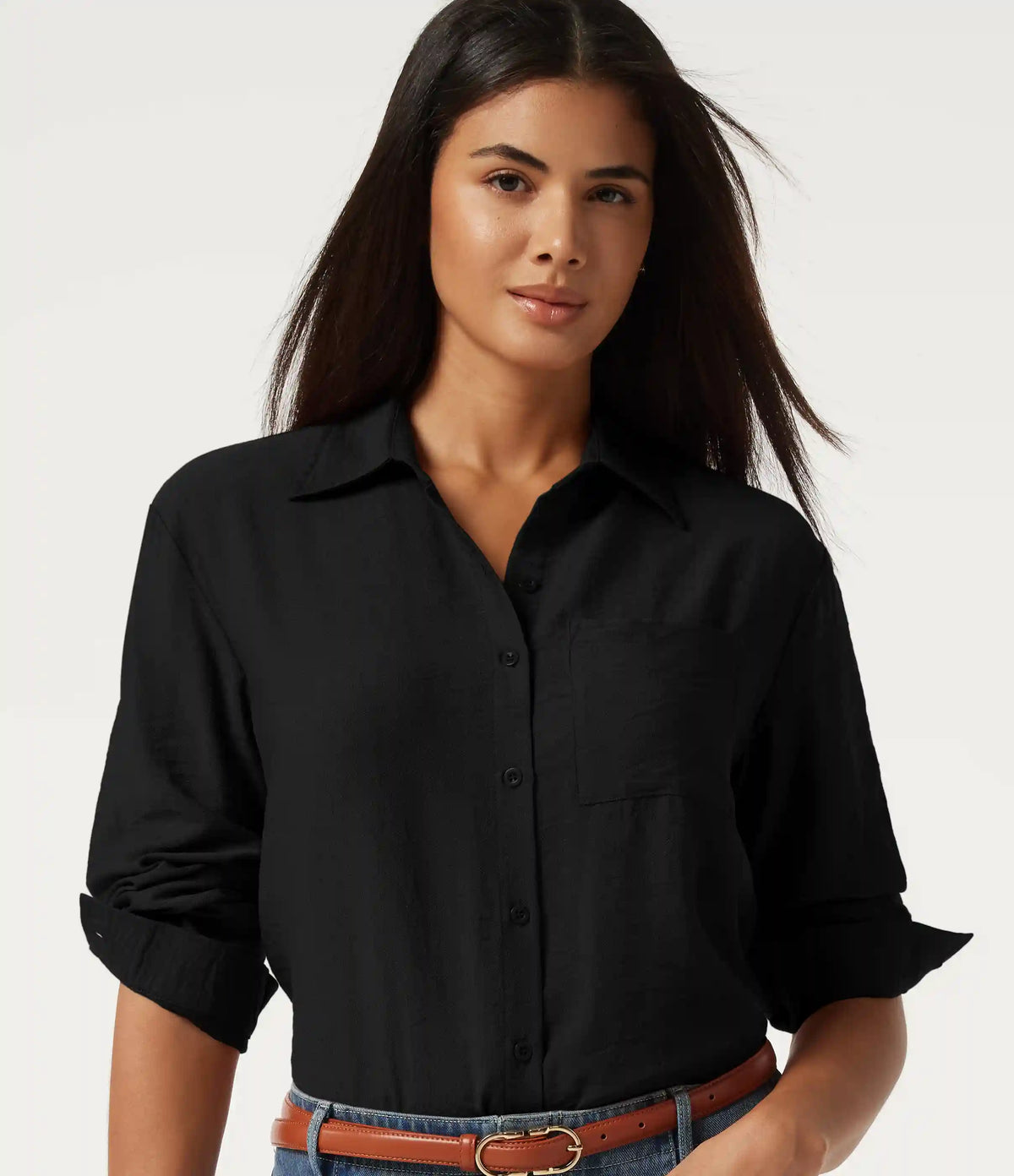Long Sleeve Work Shirt with Pocket