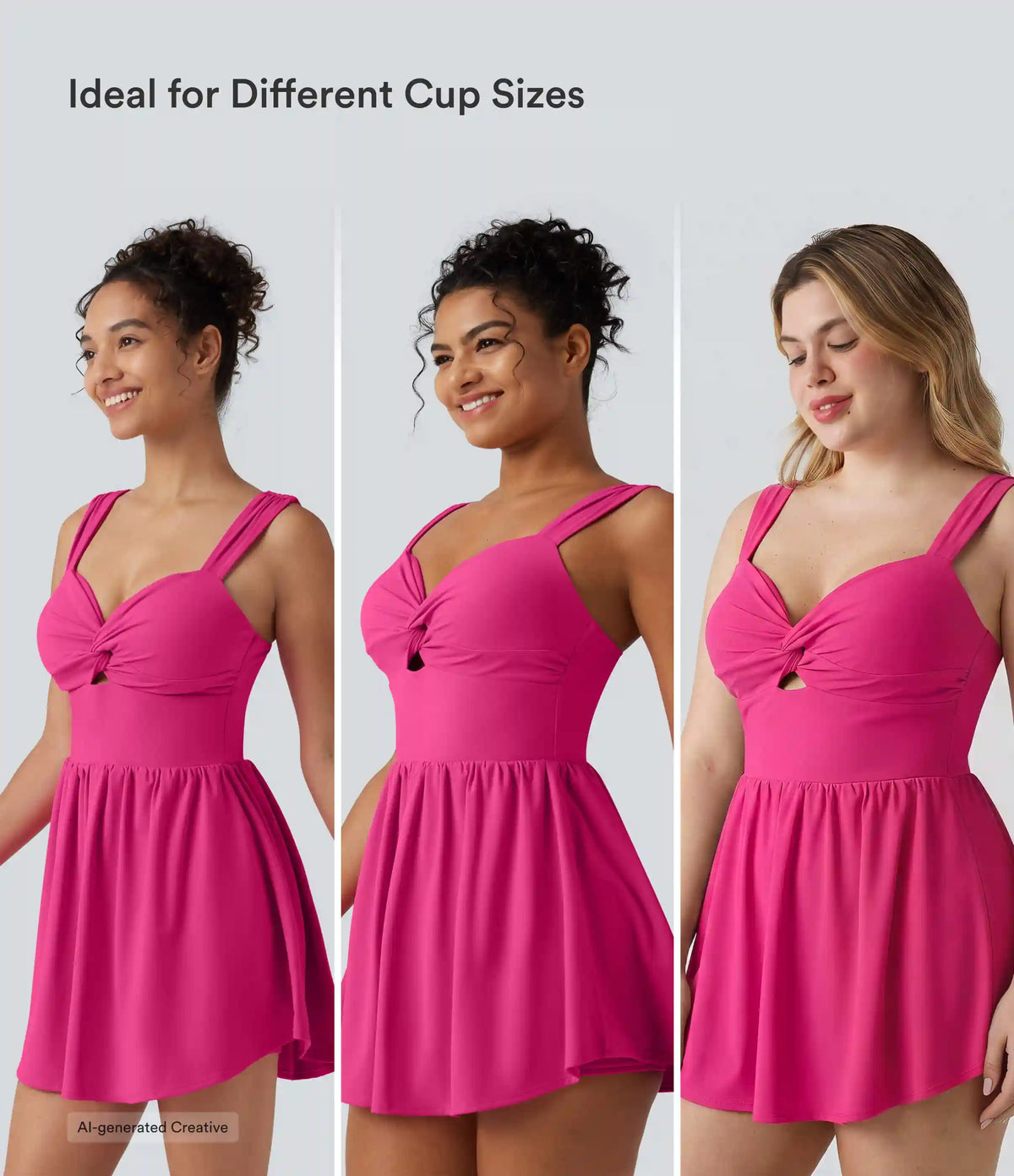 SoftlyZero™ Plush Sweetheart Neck Built-in Bra 2-in-1 Micro Mini Casual Dress with Pocket-Easy Peezy Edition