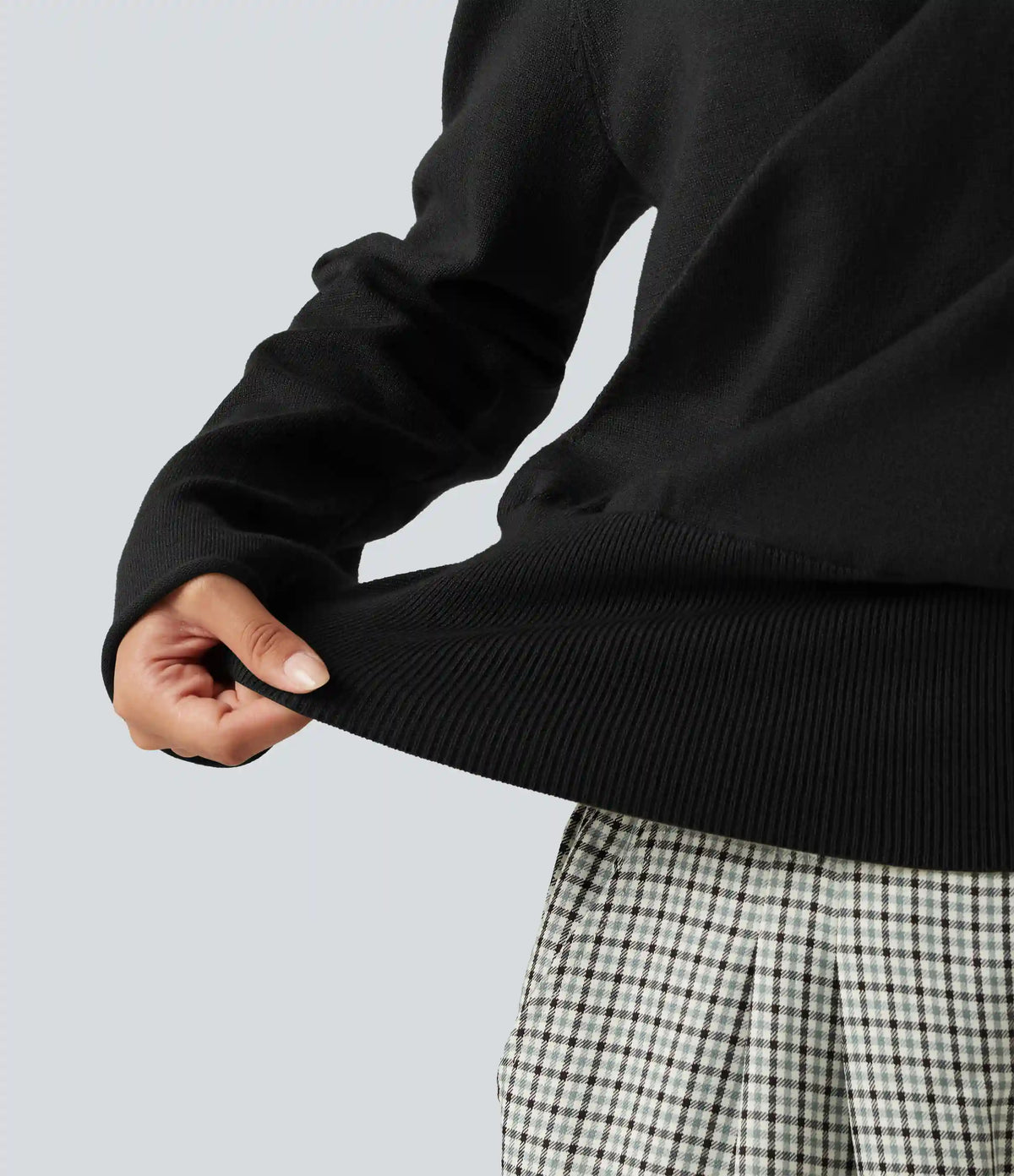V Neck Long Sleeve Casual Sweater