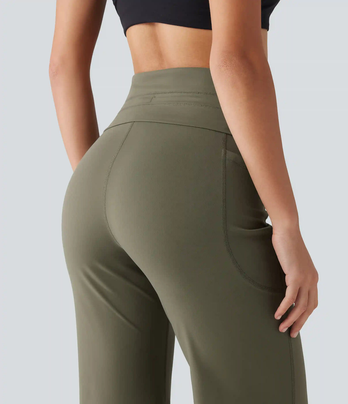 Halara UltraSculpt™ High Waisted Foldover Drawstring Yoga Joggers with Pockets