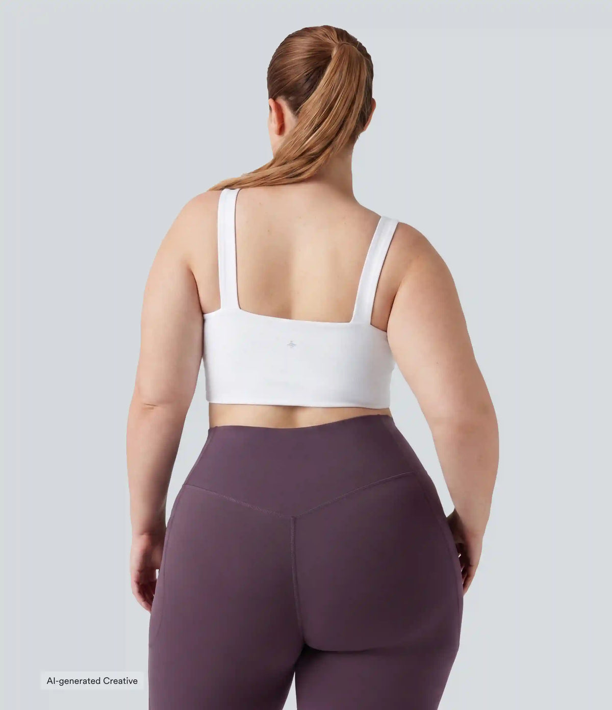 Plus Size Halara UltraSculpt™ Light Support Molded Cups Push-Up Yoga Sports Bra