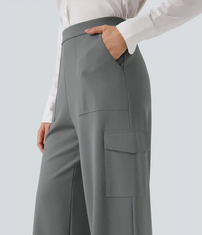 Halara Flex™ High Waisted Straight Leg Cargo Work Pants with Pockets