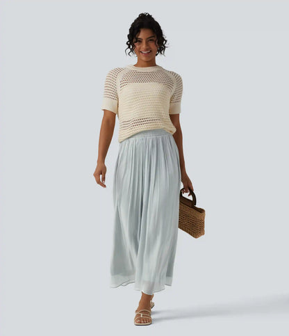 High Waisted Flowy Resort Baggy Pants