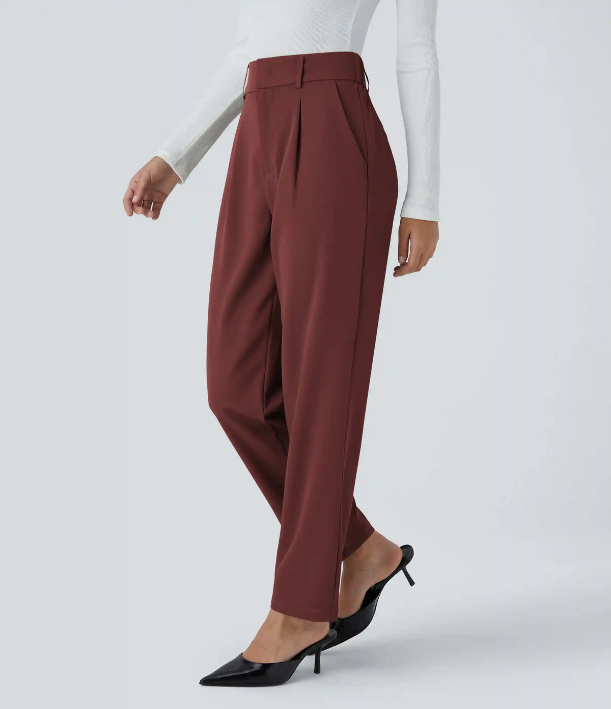 Halara Flex™ High Waisted Pocket Solid Work Tapered Pants