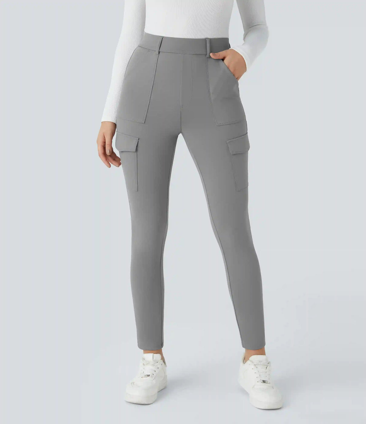 Halara Flex™ DayStretch High Waisted Pockets Skinny Cargo Work Pants