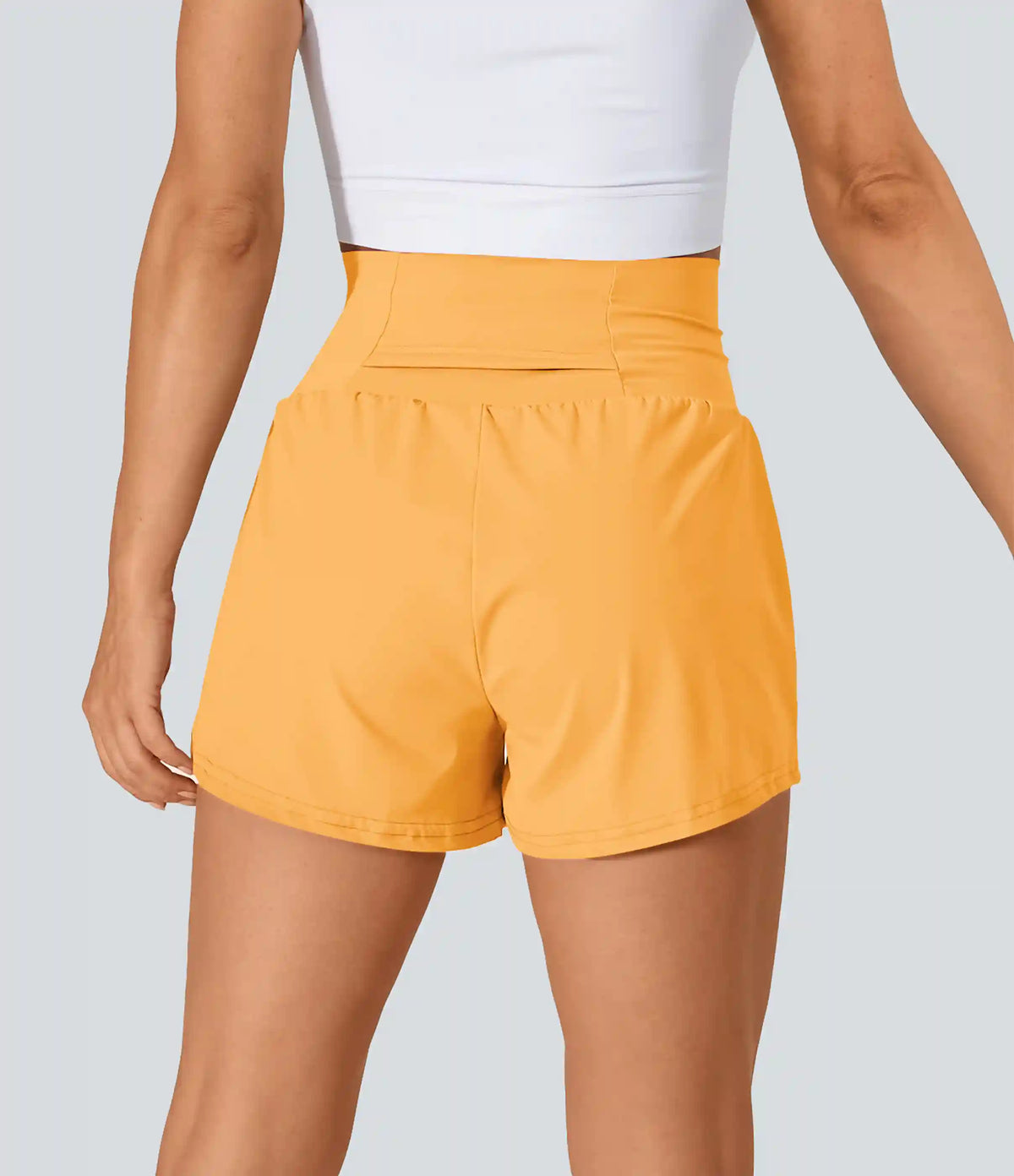 SoftlyZero™ Airy Super High Waisted 2-in-1 InstantCool Yoga Shorts with Pockets