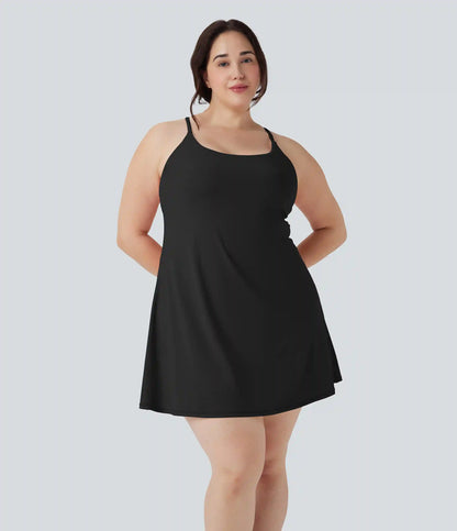 SoftlyZero™ Plush Active Plus Size Dress-Longer Length-Easy Peezy Edition