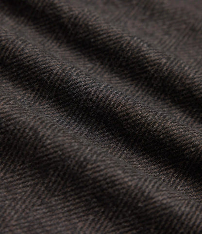 High Waisted Wide Leg Herringbone Work Pants with Pockets