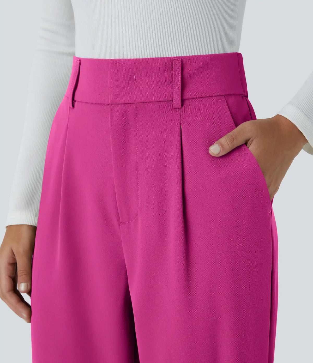 Halara Flex™ High Waisted Pocket Solid Work Tapered Pants