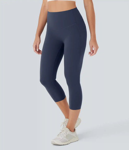 Halara UltraSculpt™ High Waisted Butt Lifting Tummy Control Pocket Shaping Capri Training Leggings