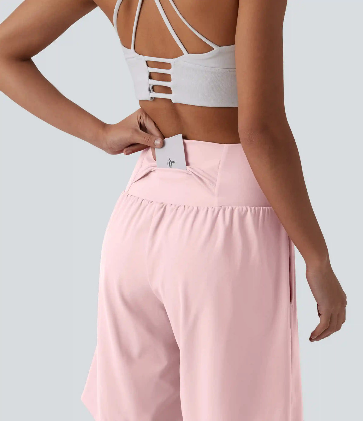 SoftlyZero™ Airy Super High Waisted 2-in-1 InstantCool Yoga Shorts 9" with Pockets