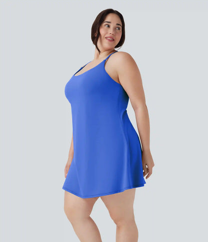 SoftlyZero™ Plush Active Plus Size Dress-Longer Length-Easy Peezy Edition