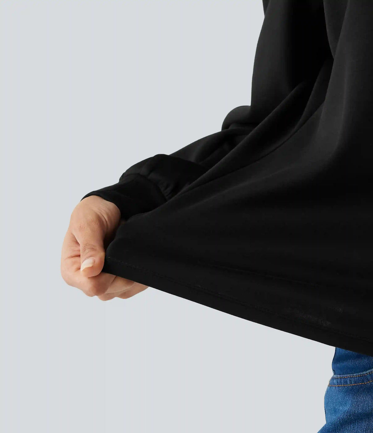 Round Neck Long Sleeve Casual Top