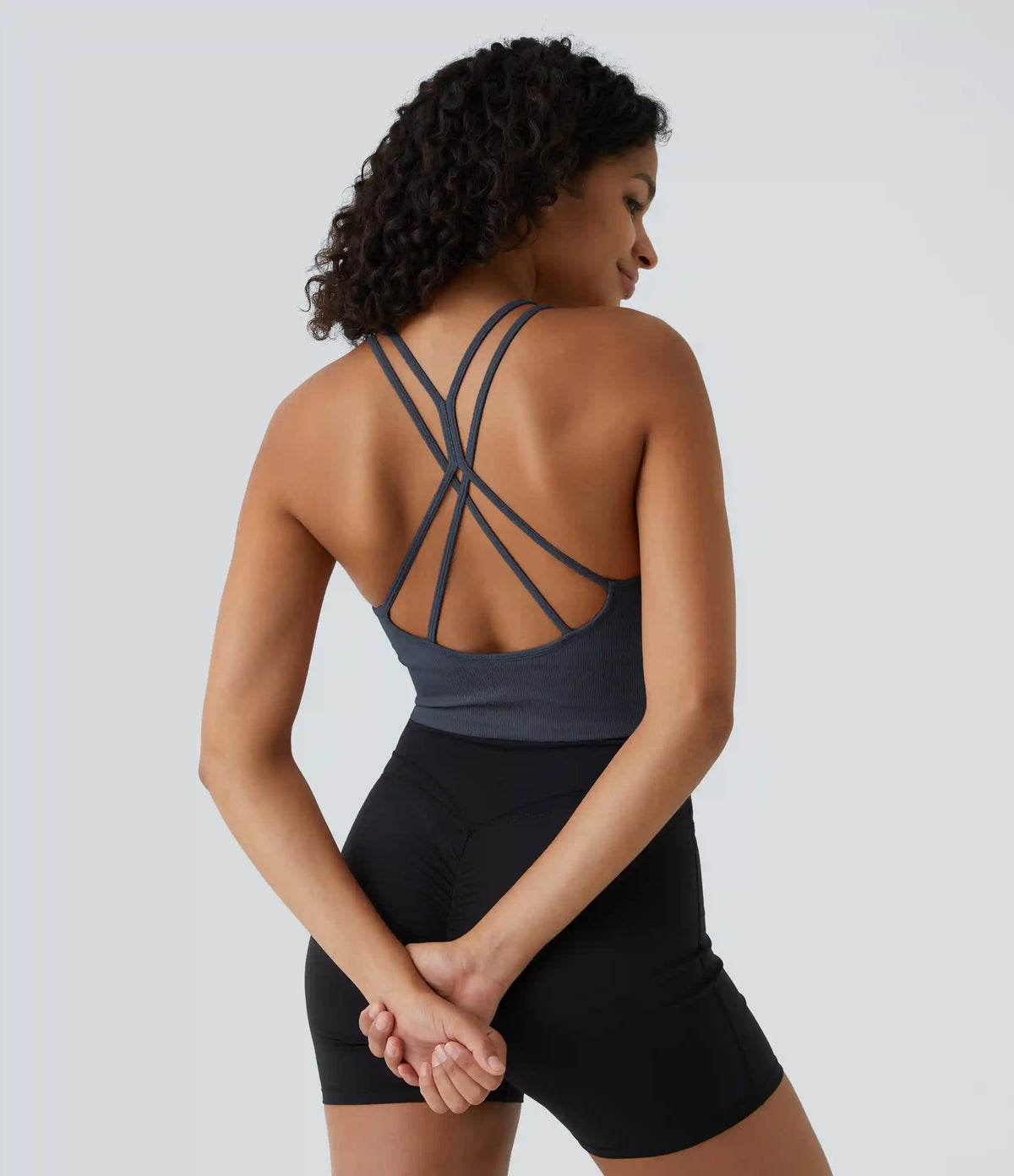 OneForm Seamless Flow Low Support Ruched Double Straps Sports Bra A-D Cups