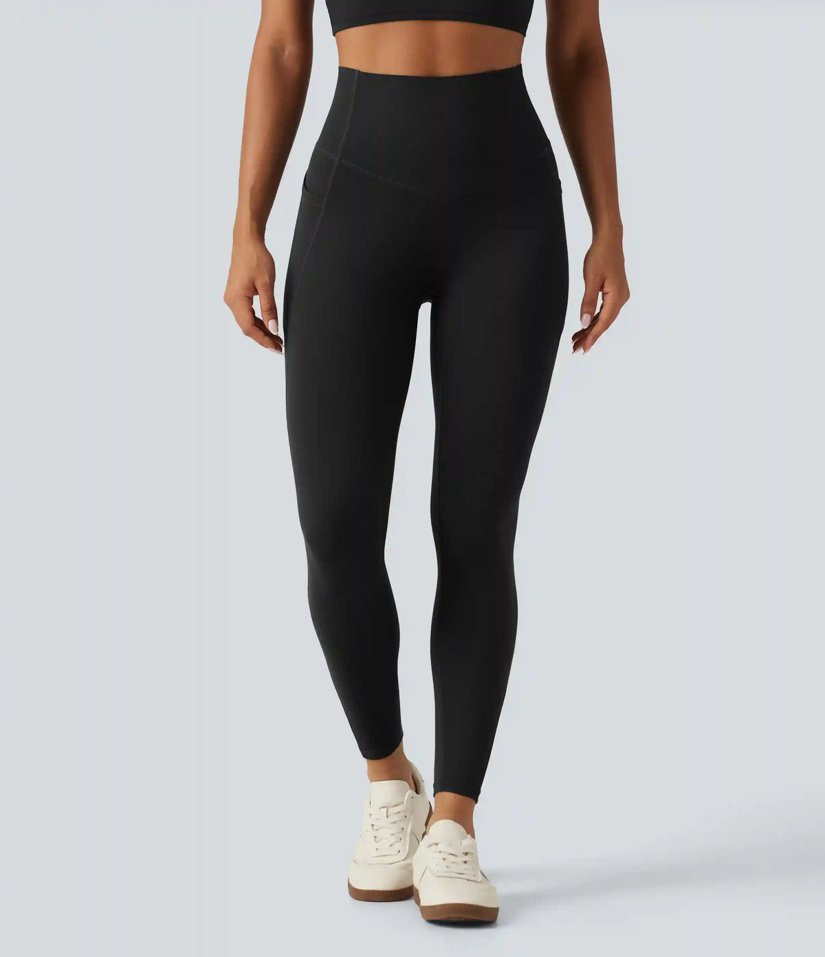 Halara UltraSculpt™ Curvy High Waisted Tummy Control Shaping Yoga Leggings with Pockets