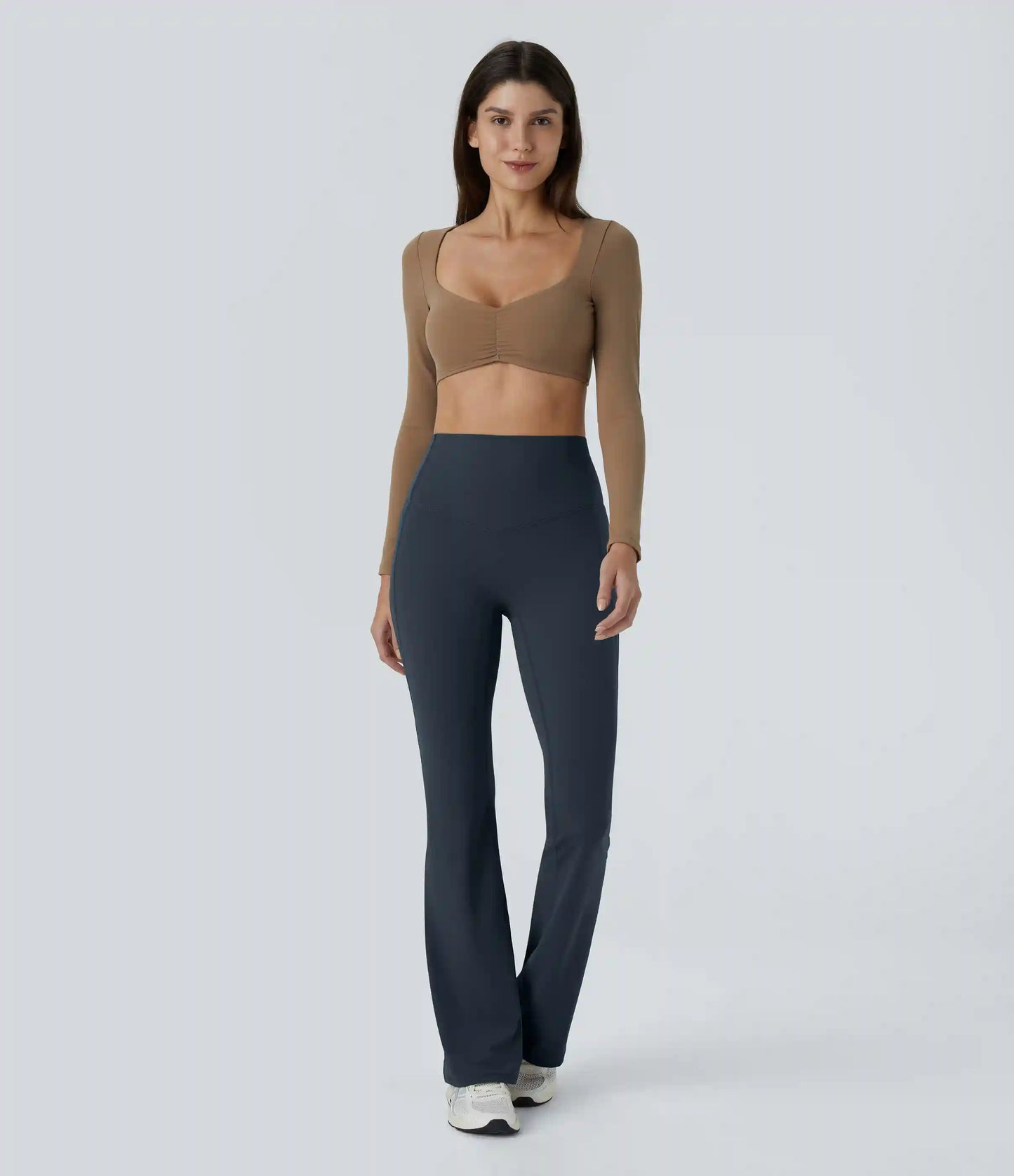 Halara UltraSculpt™ High Waisted Tummy Control Shaping Yoga Flare Leggings