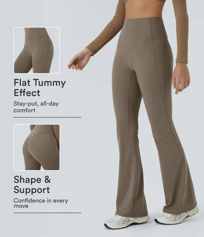Halara UltraSculpt™ High Waisted Tummy Control Shaping Yoga Flare Leggings