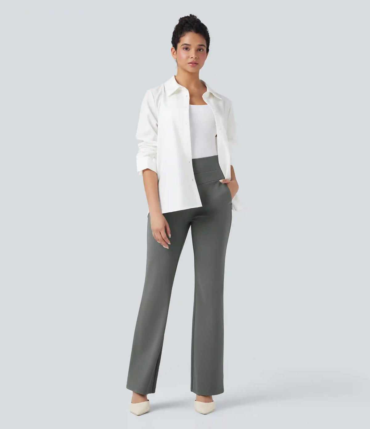 Halara Flex™ High Waisted Work Bootcut Pants with Pockets