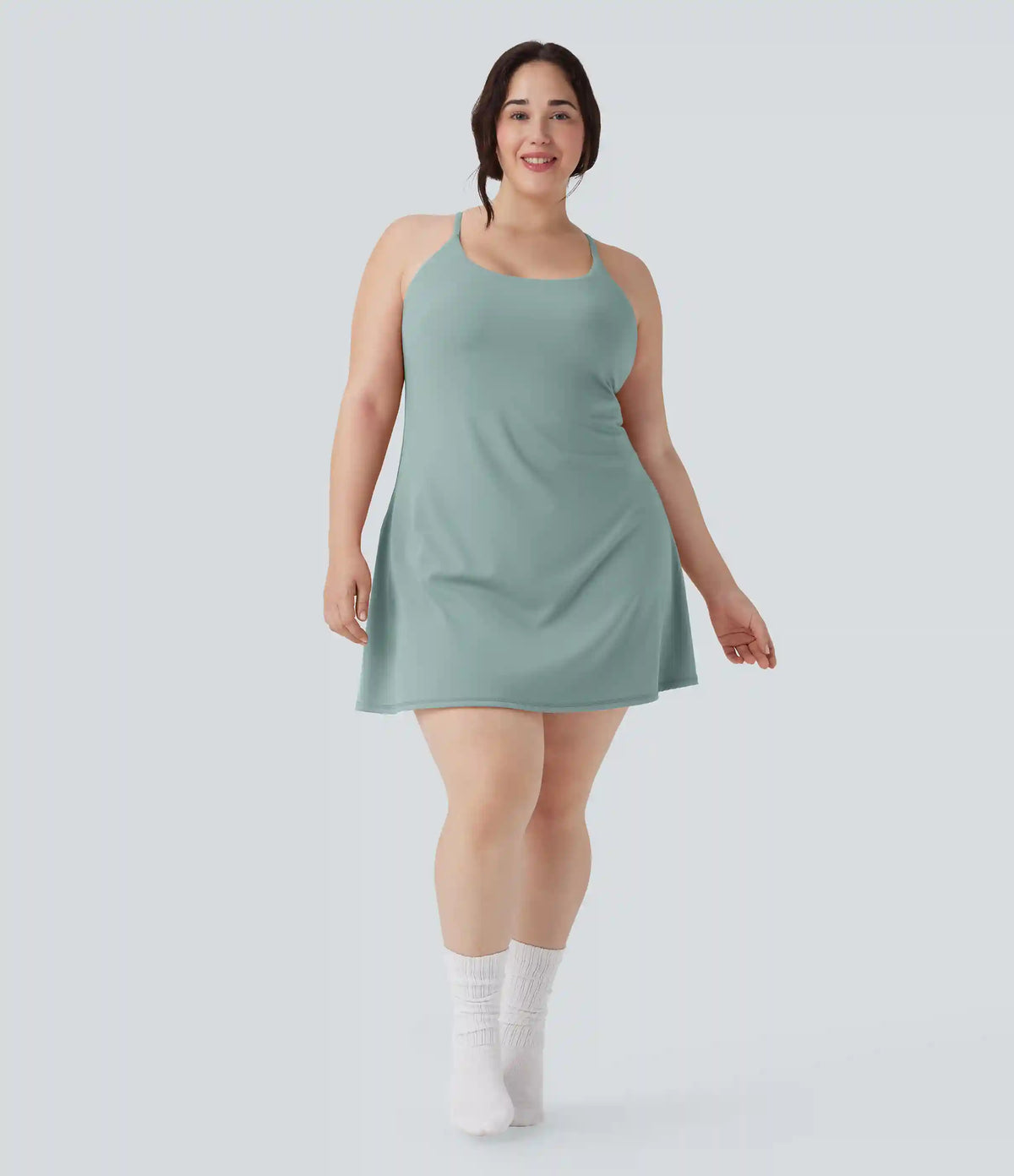 SoftlyZero™ Plush Active Plus Size Dress-Longer Length-Easy Peezy Edition