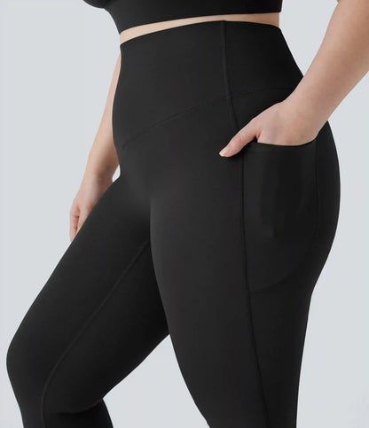 Halara UltraSculpt™ High Waisted Tummy Control Pocket Shaping Yoga Bootcut Plus Size Leggings