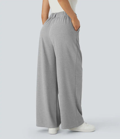 Halara Flex™ High Waisted Pocket Wide Leg Waffle Work Pants