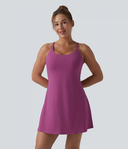 Softlyzero™ Plush Backless Active Dress-Easy Peezy Edition DD-F