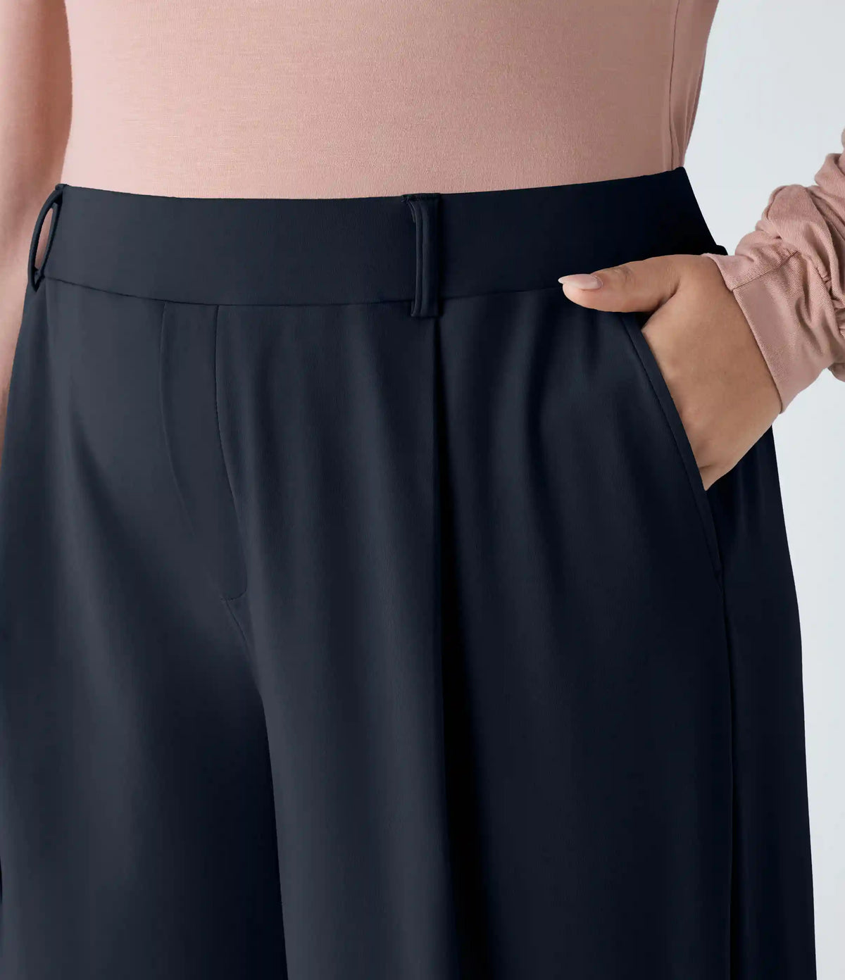 Halara Flex™ DayStretch High Waisted Pocket Straight Leg Work Plus Size Pants