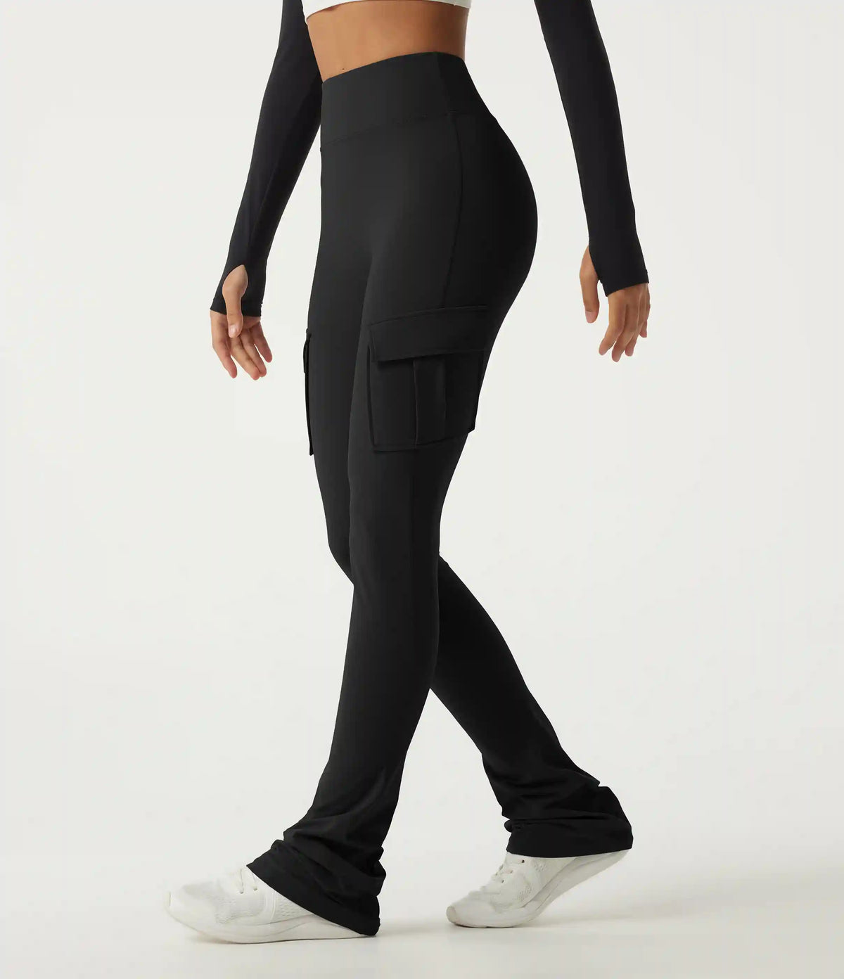 Halara UltraSculpt™ High Waisted Bootcut Stacked Yoga Leggings with Pockets