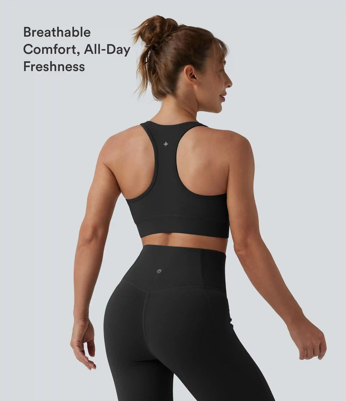 Halara UltraSculpt™ Light Support V Neck Racerback Running Sports Bra DD-F Cups