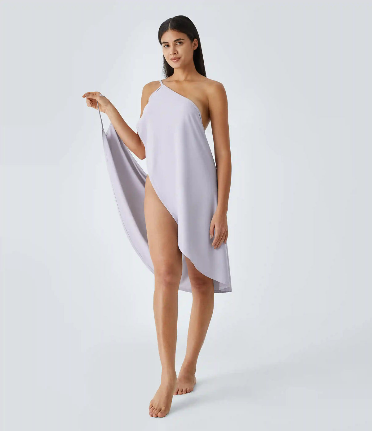 Spaghetti Strap Crossover Cover Up Wrap InstantCool Dress-UPF50+