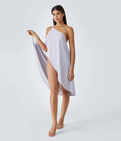 Spaghetti Strap Crossover Cover Up Wrap InstantCool Dress-UPF50+