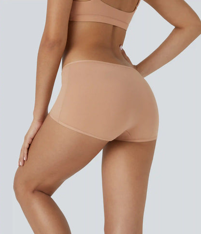 High Stretch Low Rise Solid Lounge Boy Shorts
